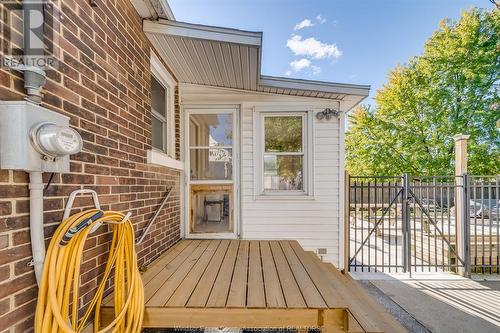 1863 Durham Place, Windsor, ON - Outdoor With Deck Patio Veranda With Exterior