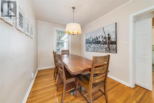 1863 Durham Place, Windsor, ON - Indoor Photo Showing Dining Room