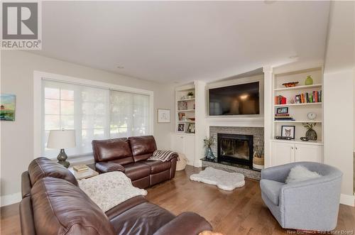 485 Broussard, Dieppe, NB - Indoor Photo Showing Living Room With Fireplace