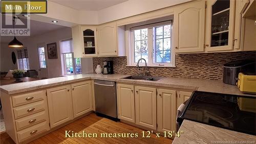 209 Woodleigh Street, Moncton, NB - Indoor Photo Showing Kitchen With Double Sink