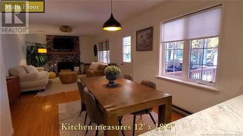 209 Woodleigh Street, Moncton, NB - Indoor With Fireplace