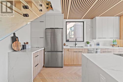 602 - 55A Avenue Road, Toronto, ON - Indoor Photo Showing Kitchen With Double Sink