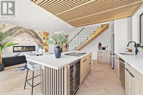 602 - 55A Avenue Road, Toronto, ON - Indoor Photo Showing Kitchen With Double Sink