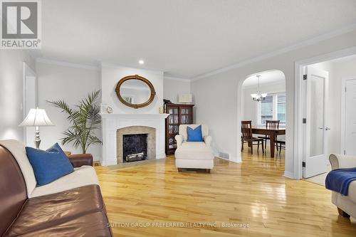 1282 Norman Avenue, London, ON - Indoor Photo Showing Living Room With Fireplace