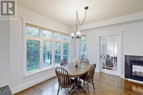 39 Josie Drive, Richmond Hill, ON - Indoor Photo Showing Dining Room With Fireplace