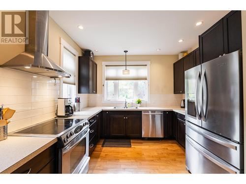 2446 Perrier  Lane, Nelson, BC - Indoor Photo Showing Kitchen With Stainless Steel Kitchen With Double Sink With Upgraded Kitchen