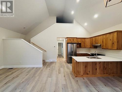 1938 Foxwood  Trail Unit# 4, Windermere, BC - Indoor Photo Showing Kitchen With Double Sink