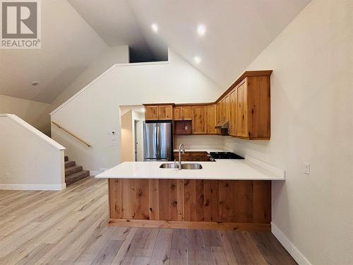 1938 Foxwood  Trail Unit# 4, Windermere, BC - Indoor Photo Showing Kitchen With Double Sink