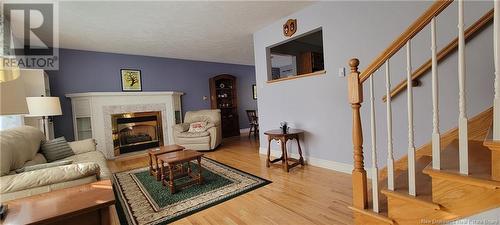 40 Elmhurst, Moncton, NB - Indoor Photo Showing Living Room With Fireplace