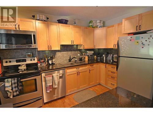 1691  3A Highway Unit# 7, Nelson, BC - Indoor Photo Showing Kitchen With Stainless Steel Kitchen With Double Sink