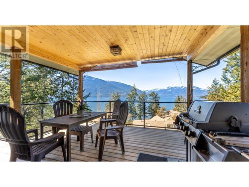 14533 Smith Road, Gray Creek, BC - Outdoor With Body Of Water With Deck Patio Veranda With Exterior