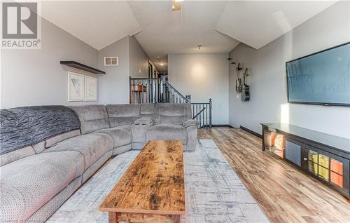 205 Prosperity Drive, Kitchener, ON - Indoor Photo Showing Living Room With Fireplace