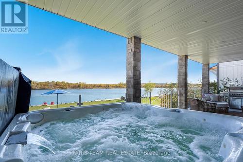 7 Dock Lane, Tay, ON - Outdoor With Body Of Water With Deck Patio Veranda