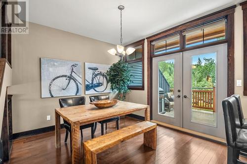 425 Canyon  Trail Unit# C, Fernie, BC - Indoor Photo Showing Dining Room