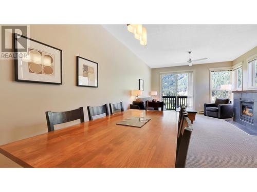 2049 Summit Drive Unit# 314A, Panorama, BC - Indoor Photo Showing Dining Room With Fireplace