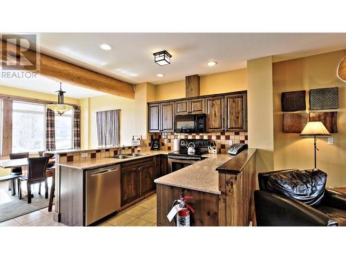 1351 Gerry Sorensen Way Unit# O3 A, Kimberley, BC - Indoor Photo Showing Kitchen With Double Sink