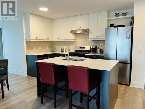 19B West Street N Unit#402, Fenelon Falls, ON - Indoor Photo Showing Kitchen With Double Sink