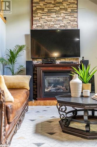 1440 Shannon Road, Plainfield, ON - Indoor Photo Showing Living Room With Fireplace