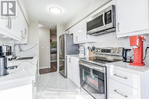 1008 - 1 Rean Drive, Toronto, ON - Indoor Photo Showing Kitchen With Stainless Steel Kitchen