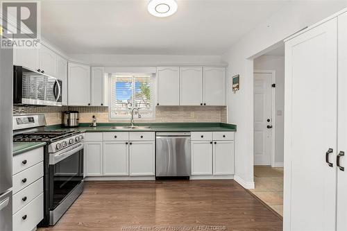 1329 Foster Avenue, Windsor, ON - Indoor Photo Showing Kitchen With Double Sink