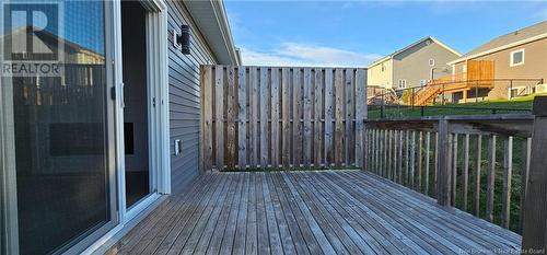 52 Anastasia Crescent, Moncton, NB - Outdoor With Deck Patio Veranda With Exterior