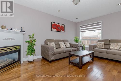 60 Legend Lane, Brampton, ON - Indoor Photo Showing Living Room With Fireplace