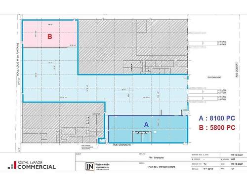 Plan (croquis) - 7711 Rue Grenache, Montréal (Anjou), QC - Other