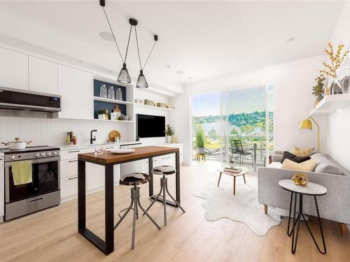 108-1075 Tillicum Rd, Esquimalt, BC - Indoor Photo Showing Kitchen