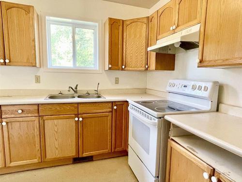 27 Johnsons Road, Wabigoon, ON - Indoor Photo Showing Kitchen With Double Sink