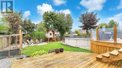 2145 Quarrier Road, London, ON - Outdoor With Above Ground Pool With Backyard