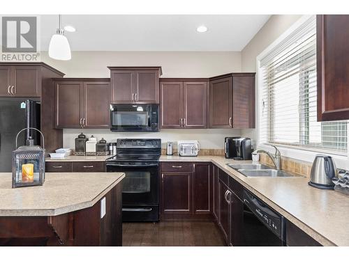 2165 Serrento Lane, West Kelowna, BC - Indoor Photo Showing Kitchen With Double Sink