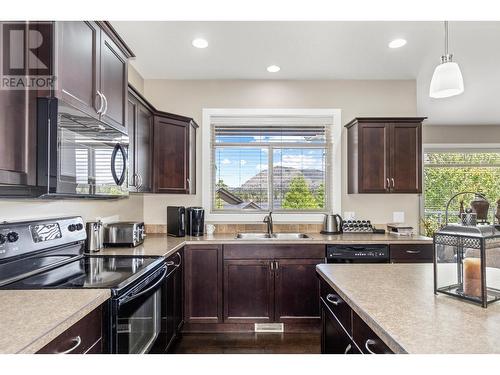 2165 Serrento Lane, West Kelowna, BC - Indoor Photo Showing Kitchen With Double Sink