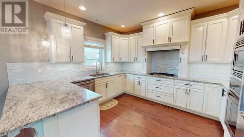 10712 109 Street, Fort St. John, BC - Indoor Photo Showing Kitchen With Double Sink With Upgraded Kitchen