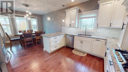 10712 109 Street, Fort St. John, BC - Indoor Photo Showing Kitchen With Double Sink With Upgraded Kitchen