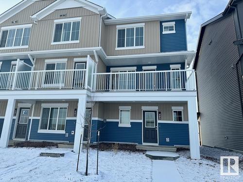 485 Desrochers Bv Sw, Edmonton, AB - Outdoor With Balcony With Facade