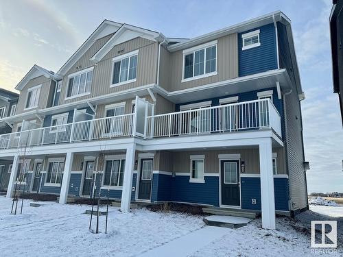 485 Desrochers Bv Sw, Edmonton, AB - Outdoor With Balcony With Facade