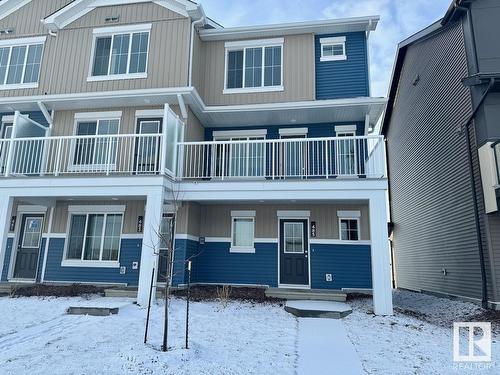 485 Desrochers Bv Sw, Edmonton, AB - Outdoor With Balcony With Facade