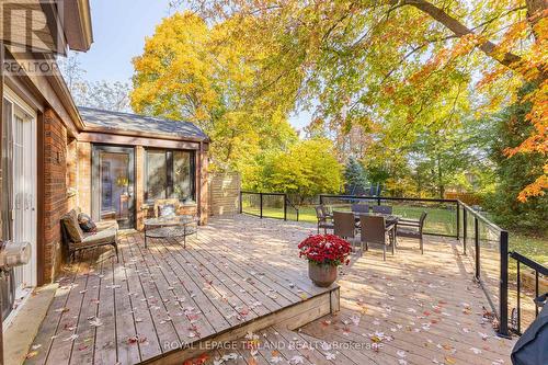 Rear deck with lots of shade - 456 Jarvis Street, London, ON - Outdoor With Deck Patio Veranda