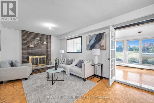 119 Albany Drive, Vaughan, ON - Indoor Photo Showing Living Room With Fireplace