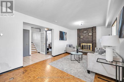 119 Albany Drive, Vaughan, ON - Indoor Photo Showing Living Room With Fireplace