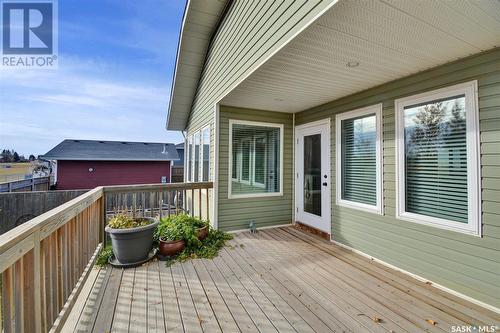 128 Mcdonald Street, Aberdeen, SK - Outdoor With Deck Patio Veranda With Exterior