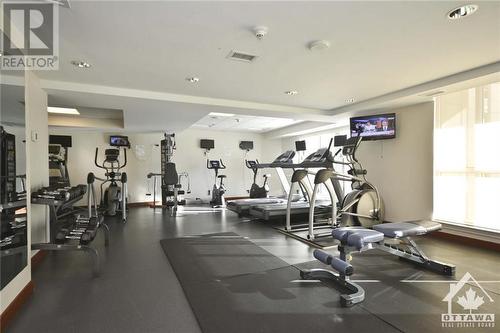 200 Rideau Street Unit#904, Ottawa, ON - Indoor Photo Showing Gym Room