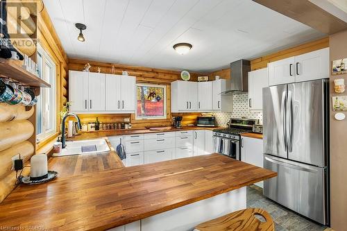 Bright sunny Kitchen - 414499 Baseline Road, West Grey, ON - Indoor Photo Showing Kitchen