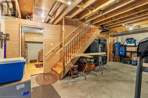 Unfinished Basement - 414499 Baseline Road, West Grey, ON - Indoor Photo Showing Basement