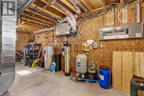 Utility area - 414499 Baseline Road, West Grey, ON - Indoor Photo Showing Basement