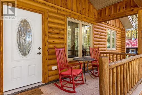 Plenty of room for your rocking chairs - 414499 Baseline Road, West Grey, ON - Outdoor With Exterior