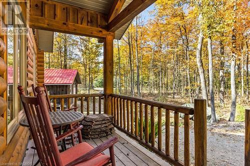 Covered front porch - 414499 Baseline Road, West Grey, ON - Outdoor With Deck Patio Veranda With Exterior