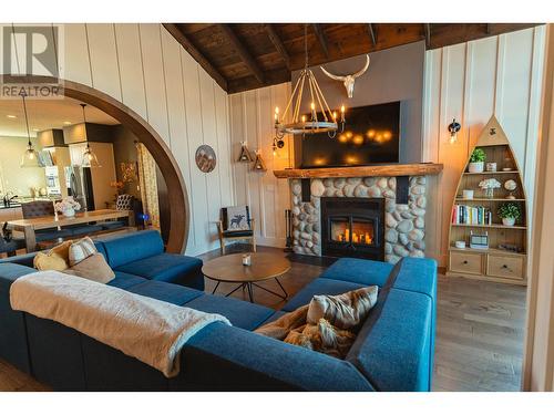 11728 103A Street, Fort St. John, BC - Indoor Photo Showing Living Room With Fireplace