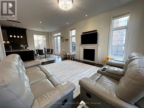 42 Hurst Avenue, Vaughan, ON - Indoor Photo Showing Living Room With Fireplace