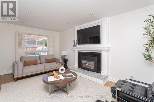 74 Pearce Drive, Ajax, ON - Indoor Photo Showing Living Room With Fireplace